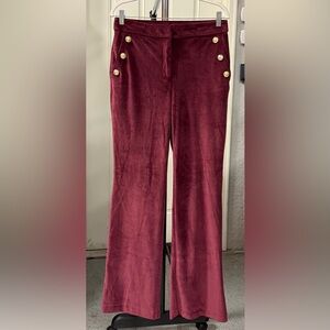 Maison d’Amelie Plush Burgundy Pants size 6